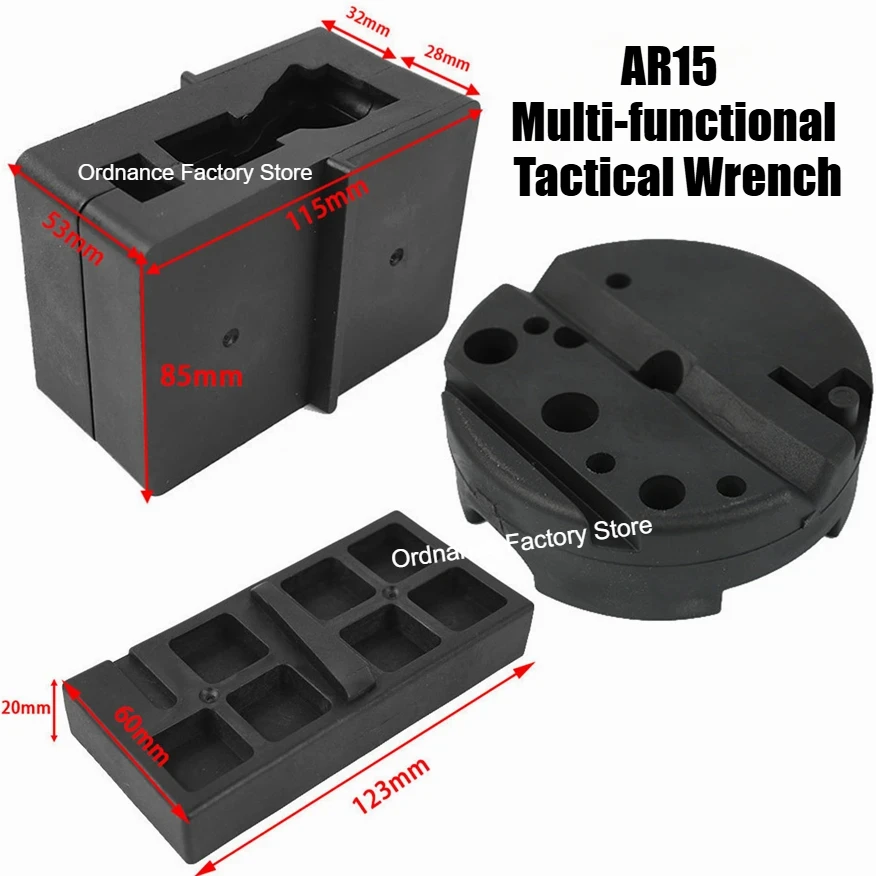 AR15 Upper Lower Clamp Block Gunsmithing Removal Workbench Aid Pad for AR-15 Upper Lower Receiver Multi-function Tactical Tools