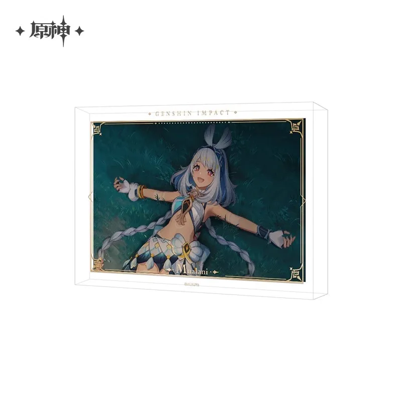 게임 Genshin Impact 공식 정품 캐릭터 두꺼운 아크릴 장식 장식품 할로윈 크리스마스 DIY 선물 코스프레