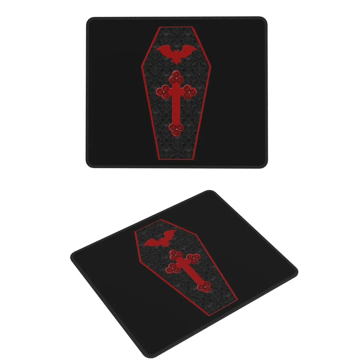 

Gothic Vampire Halloween Haunted Mansion 2 Mouse Pad Computer Keyboard Mouse Mat Gaming PC Desk Mat Office Table Mats