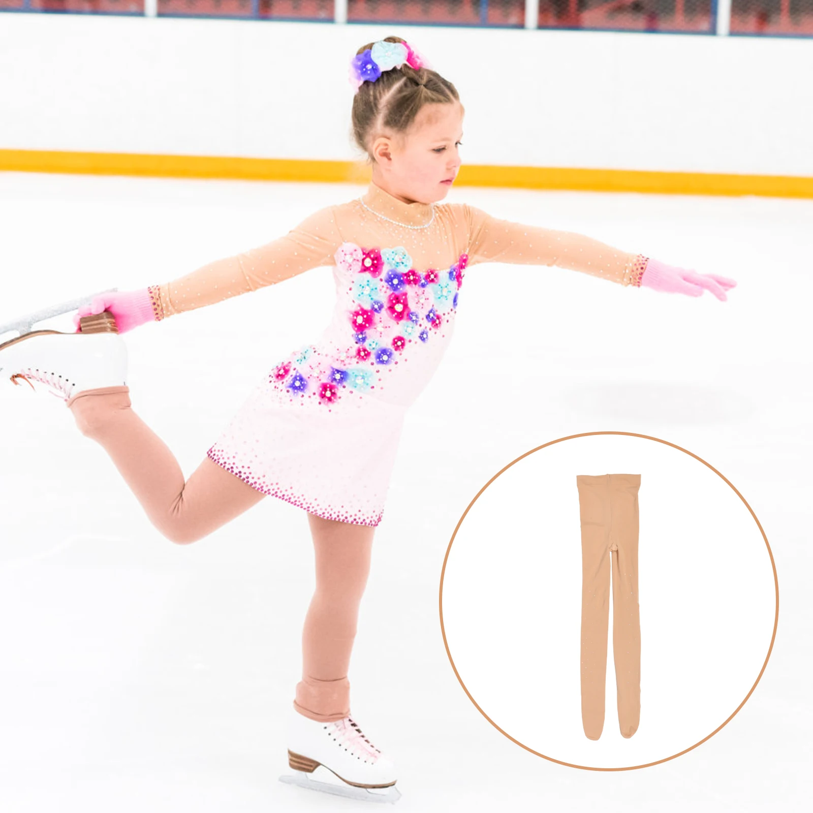 

Skating Socks Ballet Tights Ice Outfit Female Washable Leg Warmer Girls Nylon Pants Child Clothing Leggings Reusable
