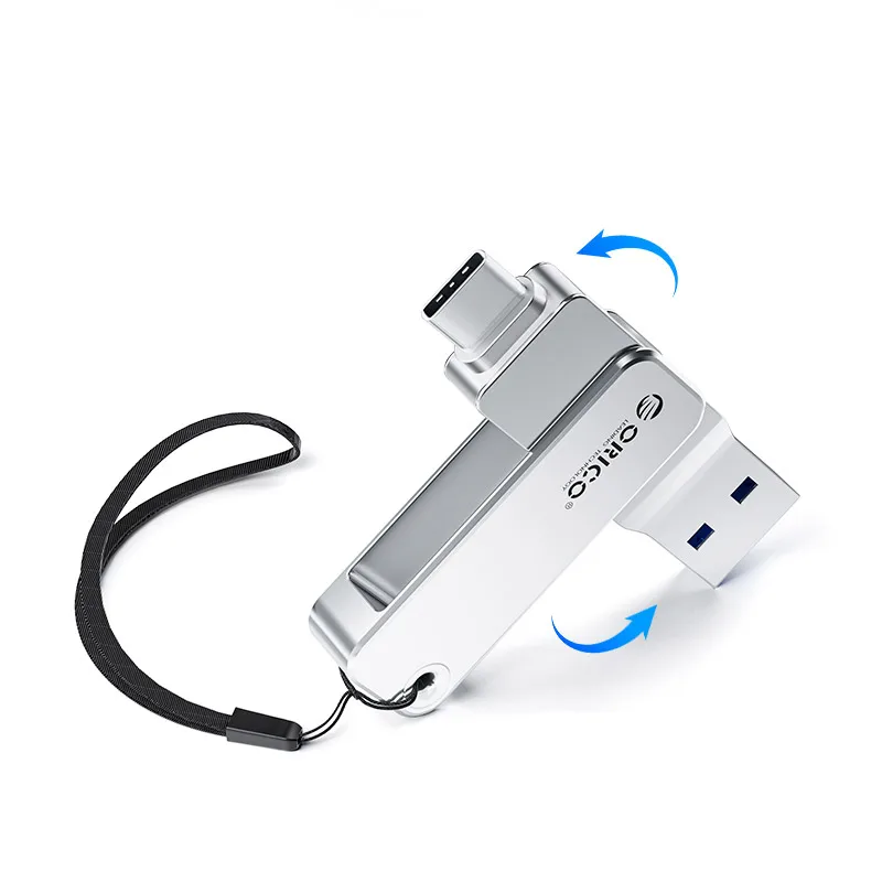 ORICO 2 w 1 Dual Flash Drive Szybki Pendrive OTG Typ C USB A Podwójne Interfejsy dla MacBooka i Androida — zdjęcie produktu 7