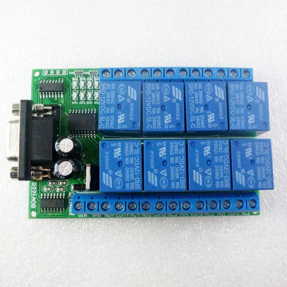 8-kanaals DC 12V RS232 relaisb - Smart Home With Plc recensie en prijs