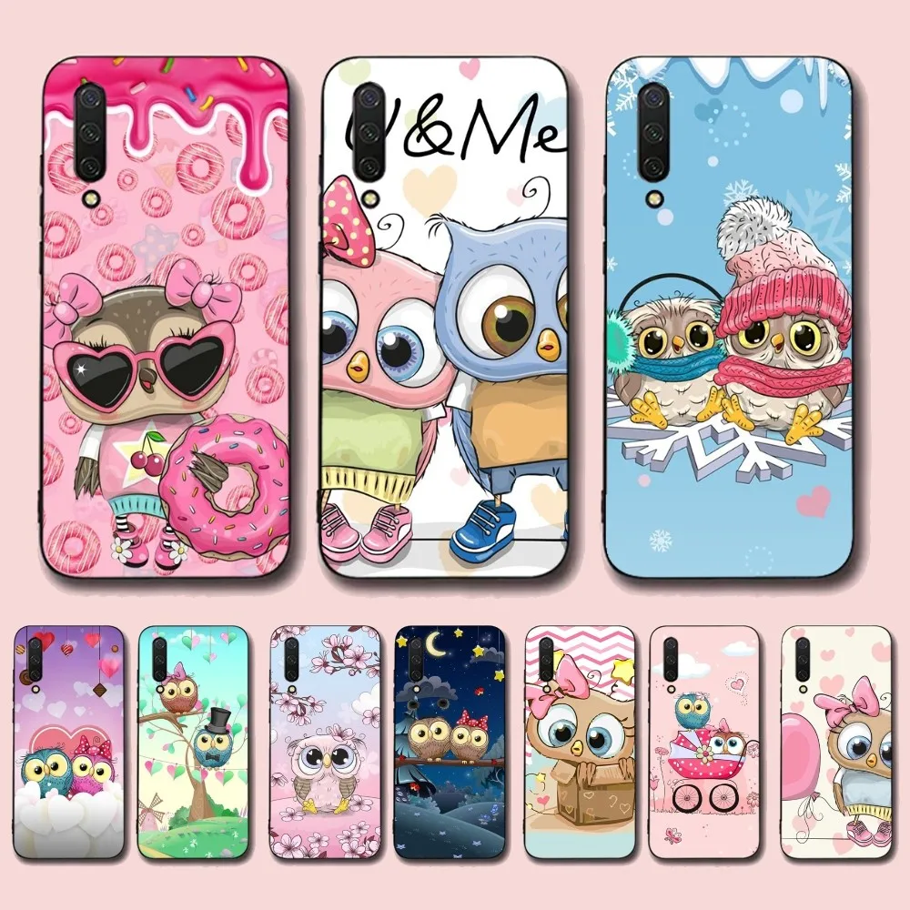 Lovely Animal Owl Mousepad For Xiaomi Mi 5X 8 9 10 11 12 lite pro 10T PocoX3pro PocoM3 Note 10 pro lite