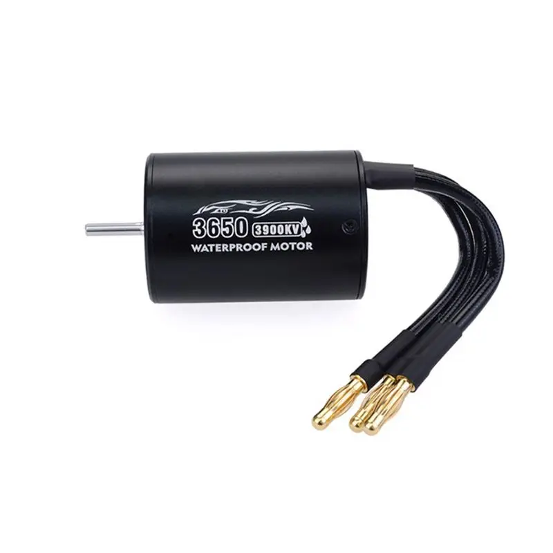 A49K-Waterproof Brushless Motor 3650 60A ESC & Program Card Combo 3900KV For 1/10 RC Car Truck