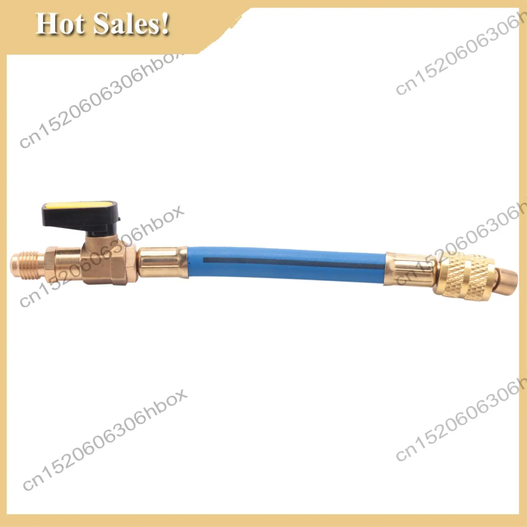 

-HOPE 3Pcs R134A R410A R22 R12 800 Psi Manifold Gauge Set A/C Refrigeration Charging Hose High Pressure Hvac Refrigerant Chargin