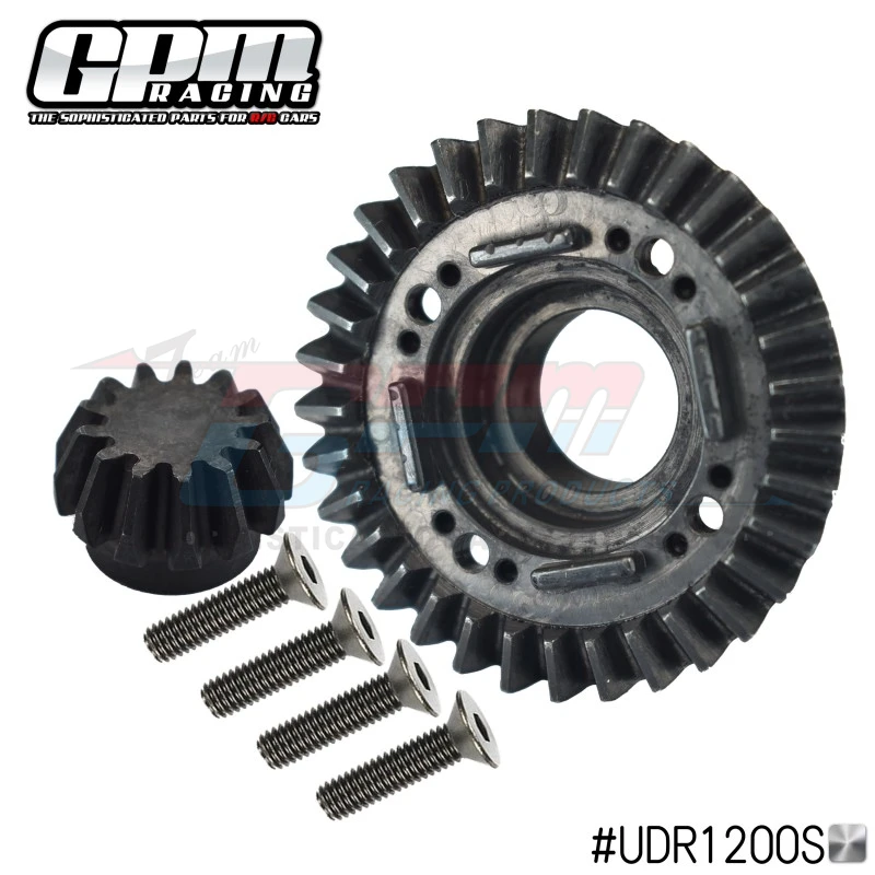 

GPM Harden Steel #45 Rear Differential Ring Gear & Pinion Gear For TRAXXAS 1/7