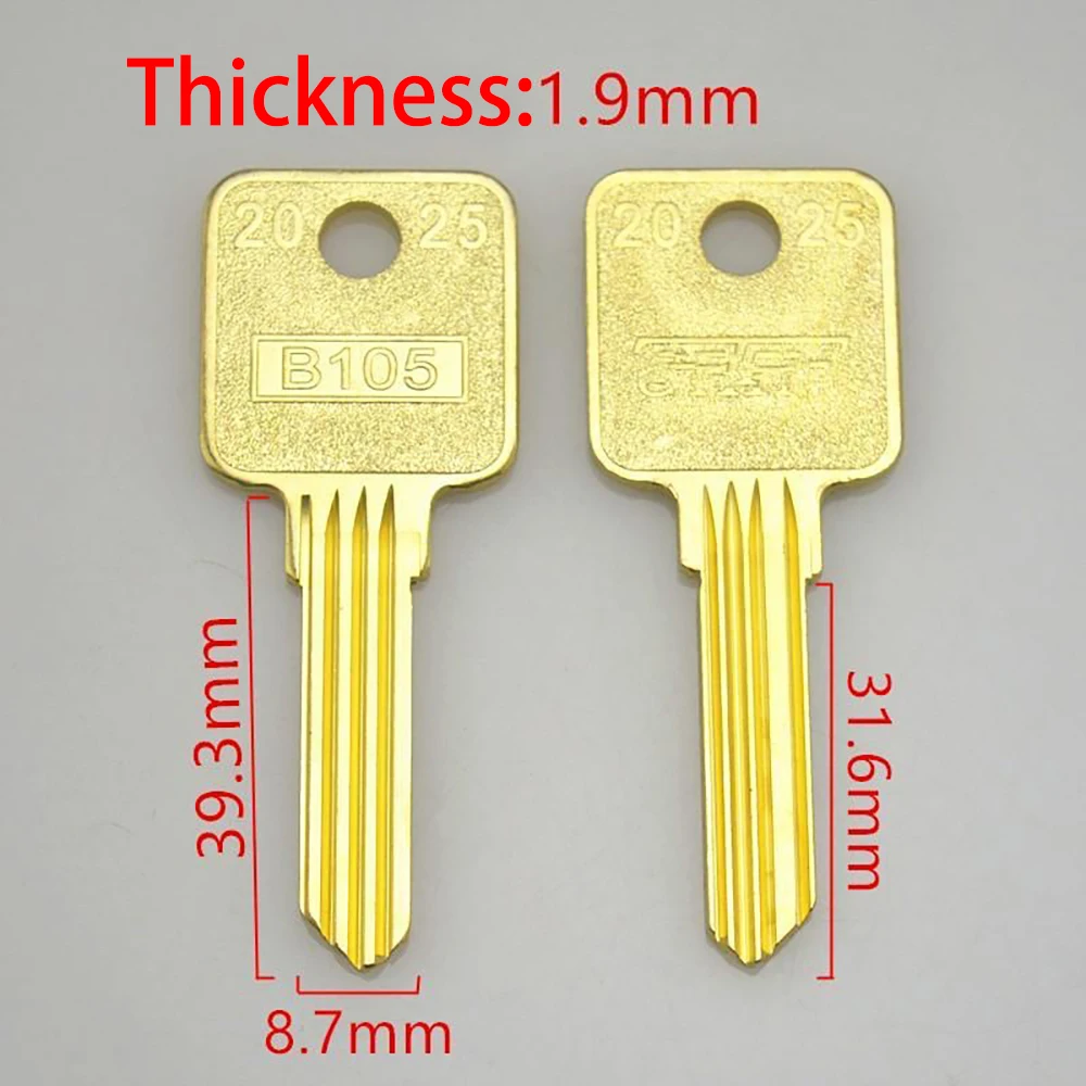 

Безубочная резка для американского немецкого Gtt-B105, эмбрион с многослотовым зубчатым цифровым замком, пожалуйста, сравните стиль и тип канавки