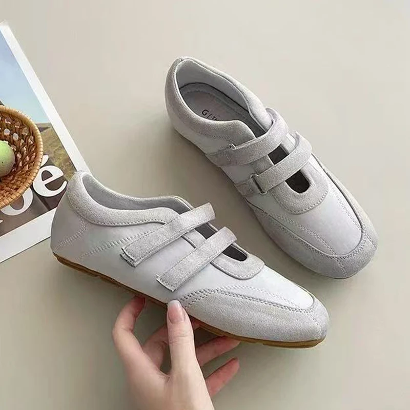 Flats Women's Sports Shoes Fashion Sneakers Casual Shallow Loafers Shoes 2025 Summer Walking Ballet Trend Zapatillas De Mujer image 4
