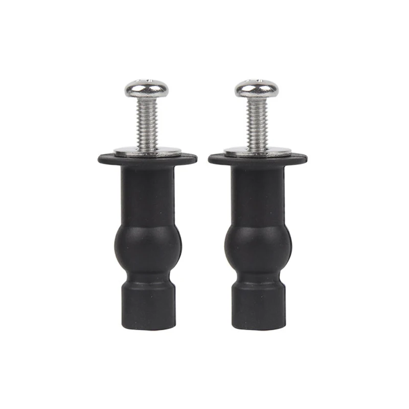 1Pair Toilet Seat Accessories Expansion Screw Hinges Tool Rubber Top Home Fixing Professional Nuts M4