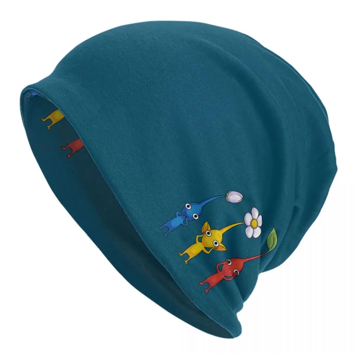 Custom Pikmins Play Gamer Bonnet Hat Knitting Hat Men Women Hip Hop Unisex Warm Winter Skullies Beanies Caps