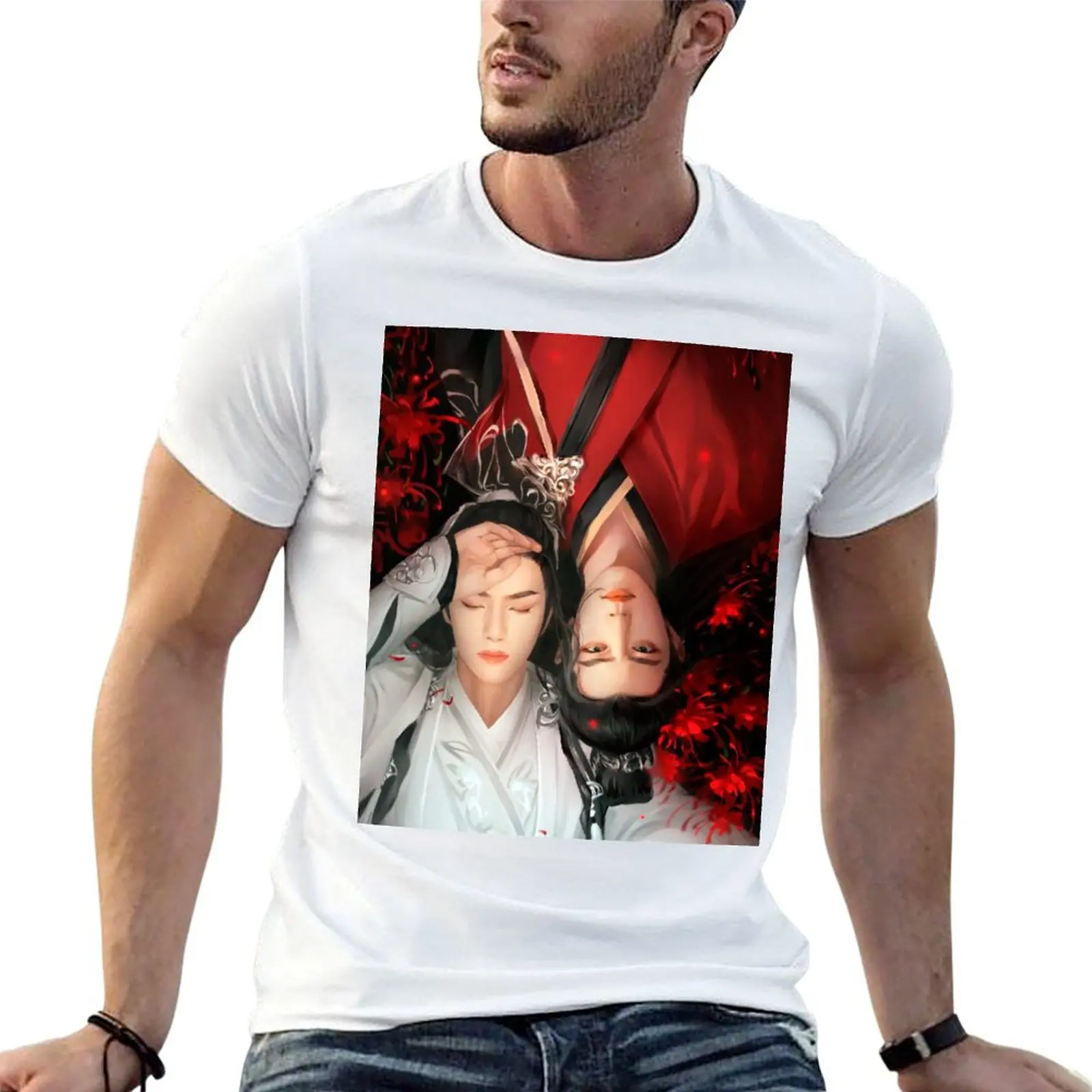 

WangXian The Untamed футболка мужские облегающие мужские футболки роскошная футболка