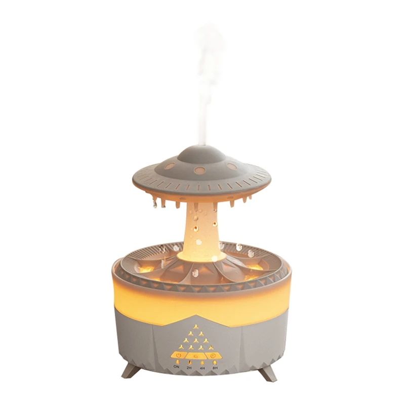 UFO Water Drop Aromatherapy Machine Household Large Fog Desktop Silent Control Essential Diffuser