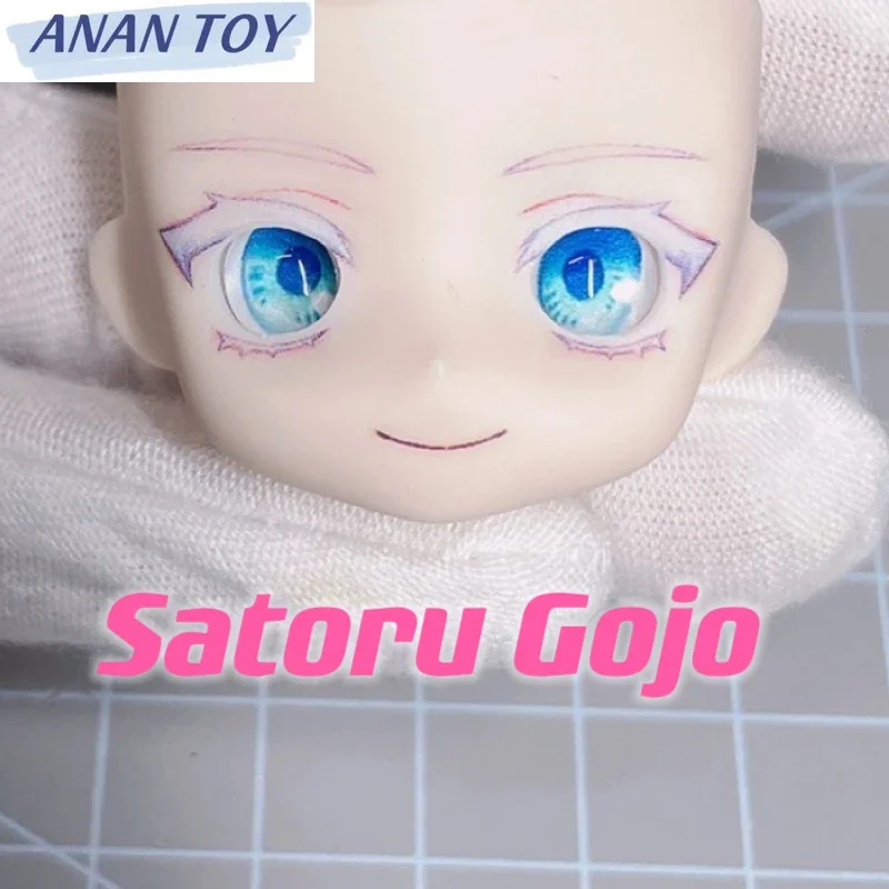 

Satoru Gojo Ob11 Faceplates Open Eyes Face with Eyes GSC YMY Clay Man Handmade Anime Game Doll Accessories