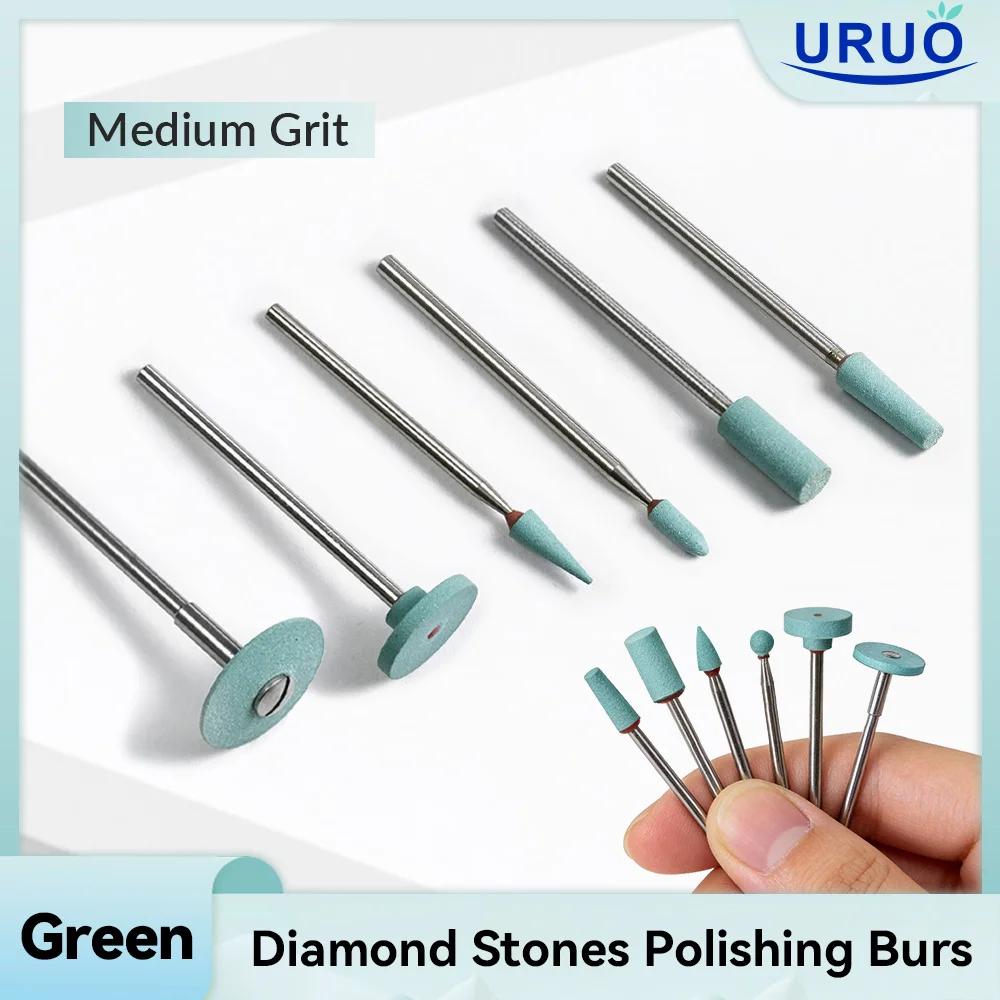 Dental Diamond Stones DG Polishers HP 2.35mm Medium Grit Lab Grinding For Grinding Zirconia And All Ceramics Crowns Polisher