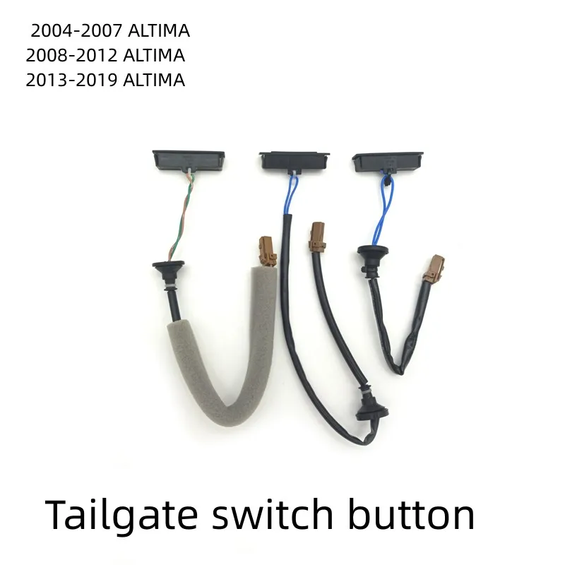 ALTIMA TEANA-Bouton de commutation de coffre, ouverture du compartiment à bagages, interrupteur de hayon, harnais 2004-2019