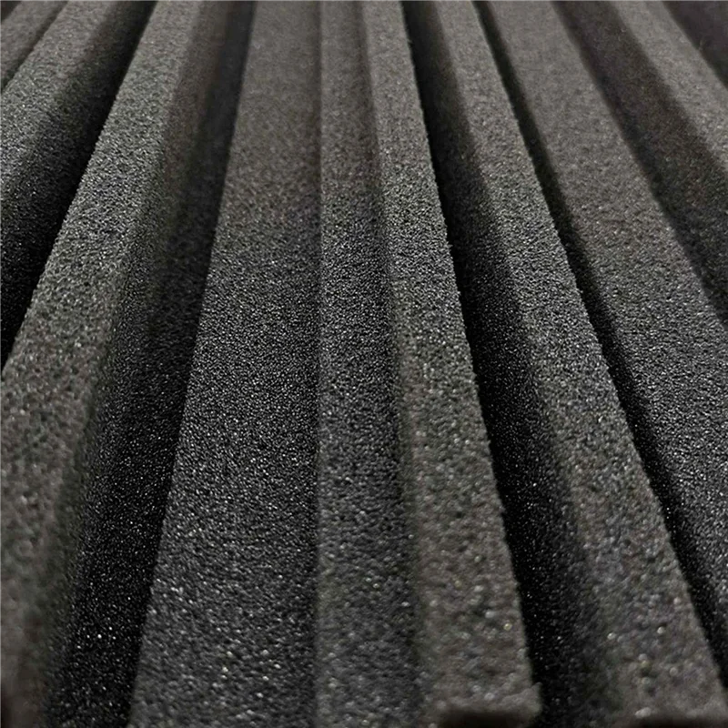 

ABVL-18 Pcs Acoustic Studio Absorption Foam Panel Broadband Sound Absorber Periodic Groove Structure