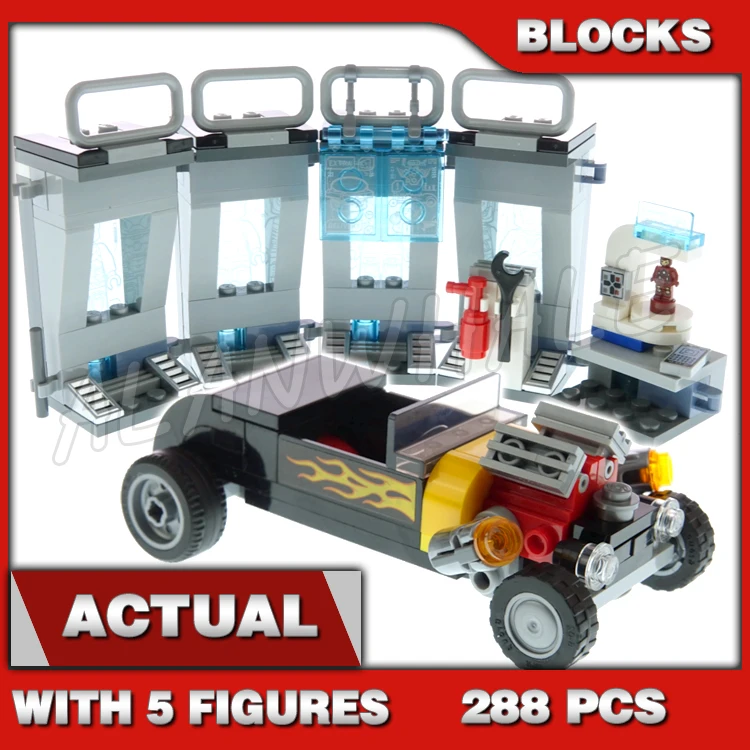 

288pcs Super Fighter Revenger Iron Suits Armoury Hot Rod 11562 Building Blocks toy Compatible With Model