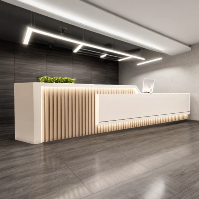 

Counter Desk Beauty Salon Reception Desks Customer Center Front Pulpito Tables Atril Furniture Receptions Commercial Business