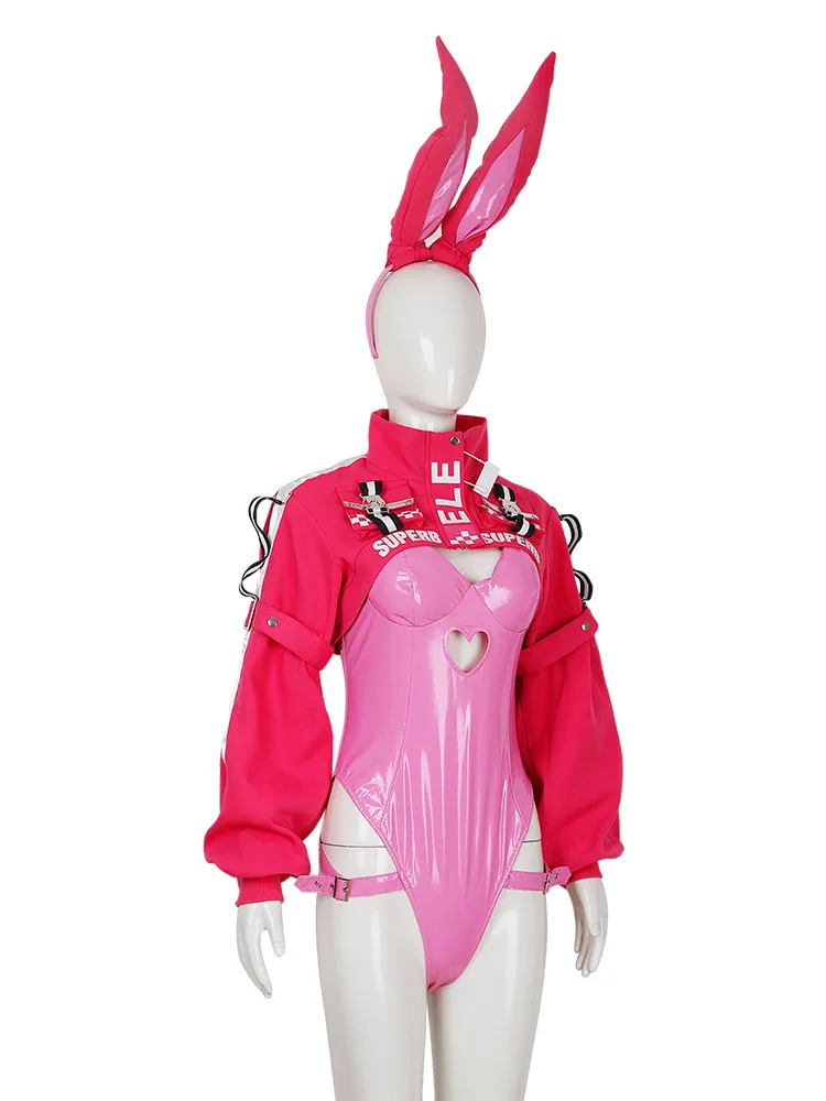 Alice Rabbit Girl Costume NIKKE Victory Goddess Female Sexy Alice Role Playing Rabbit Set jumpsuit jacket