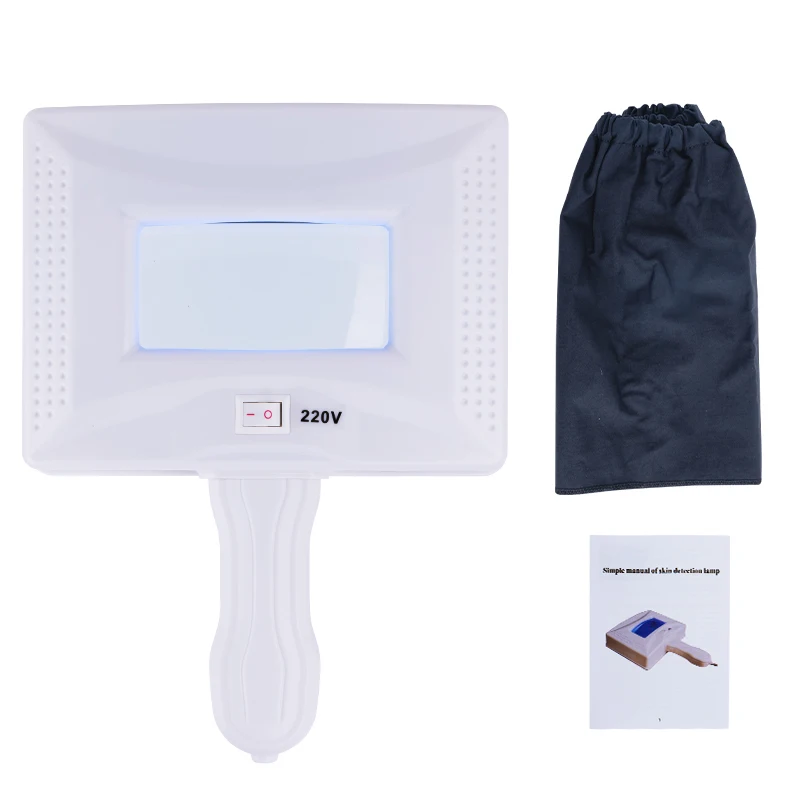 Analyseur de peau de Machine d'analyse de peau de lampe de bois pour la détection fongique, la pigmentation et la diagnostic de l'acné moniteur effets de soins de la peau