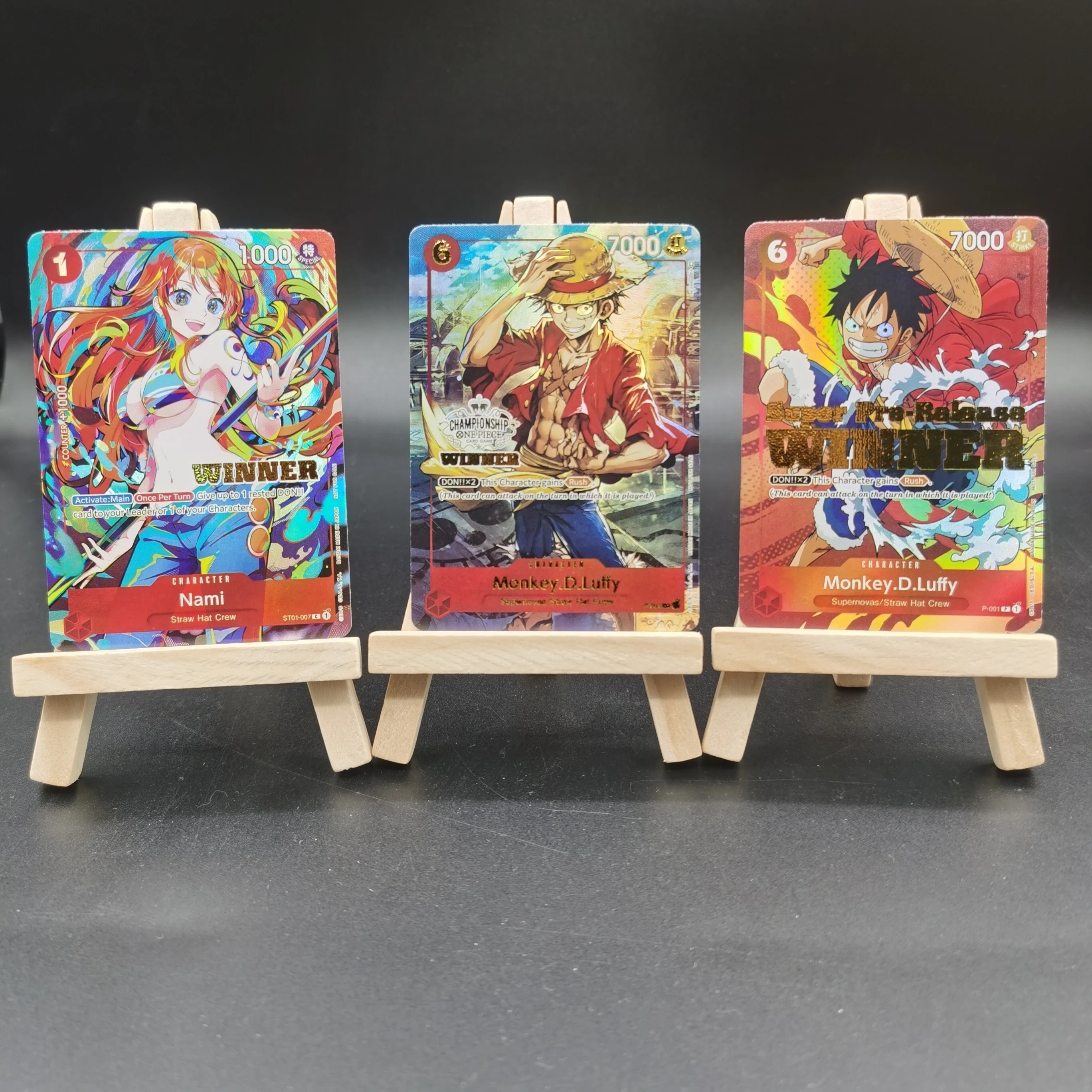 

ONE PIECE DIY Коллекционные карты Чемпионат Карта событий Обезьяна Д. Луффи hot stam Высокое качество Самодельная игра Аниме Карты Подарочная игрушка