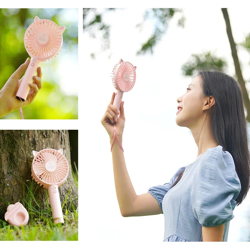 Portable Handheld Mini Rechargeable Electric Fan for Home Cooling