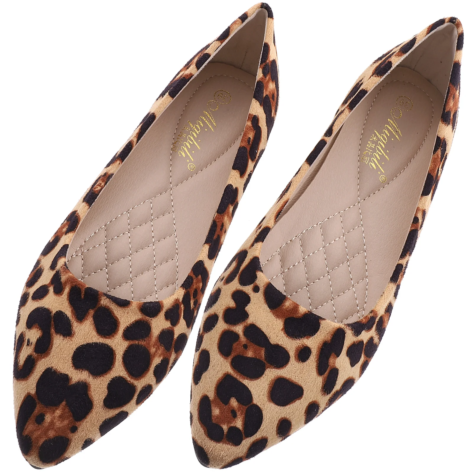 Sapatos com estampa de leopardo Botas de salto alto para mulheres tênis casuais sandálias vestido pontudo