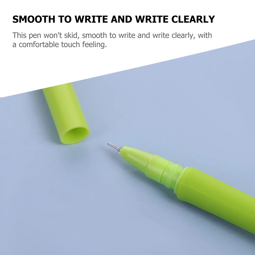 

4pcs Rose Shaped Gel Smooth Writing Office School Flower Design Comfort Grip Lightweight Silicone Pen For Daily Use Novelty