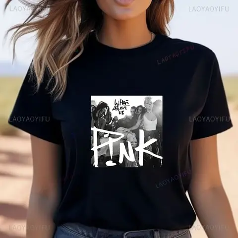 Känd sångerskan P! Nk Klassisk affischtryck Dammodeskjorta, Vardags- och fritidskläder, Ny damtopp Kortärmad T-shirt 10 best sales p nk-skjorta - №8