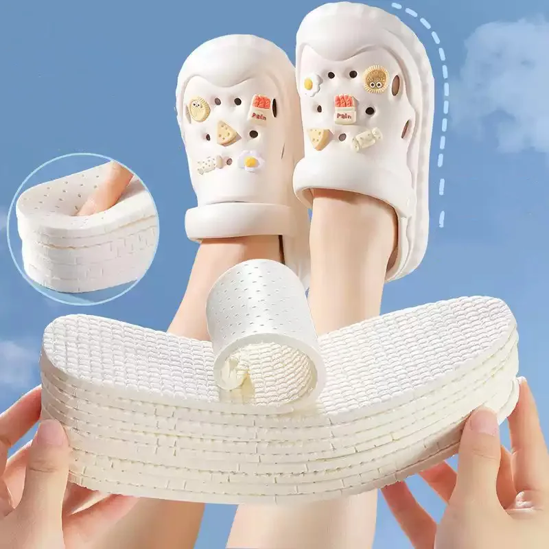 Plantillas de Látex Suave para Fascitis Plantar, Plantillas de Espuma Viscoelástica, Almohadillas para Zapatos Transpirables, Absorbentes del Sudor, Antideslizantes, 1 Par/2 Pares