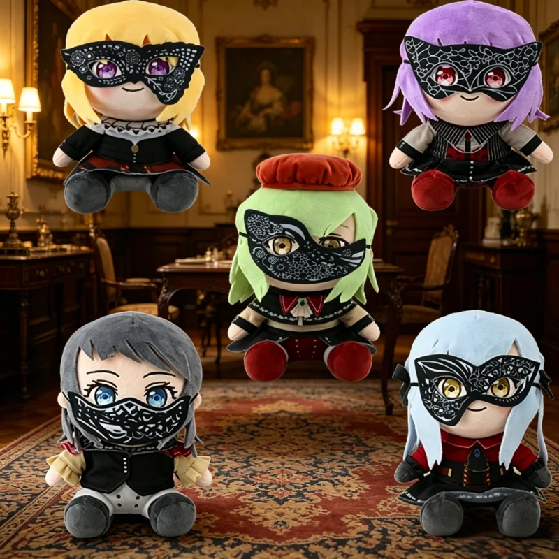 

Gsc Plush Doll Toyokawa Sakiko Sitting Pose Masquerade Stuffed Toy Soft Anime Collectible Home Decor For Adult Anime Fans