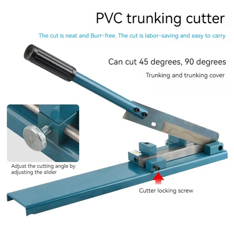 

Manual Cutter Tools Trunking Cutting Machine Wiring Cable Duct Cutter Din Rail Cutter Tools Guide Rail Cutting Machine