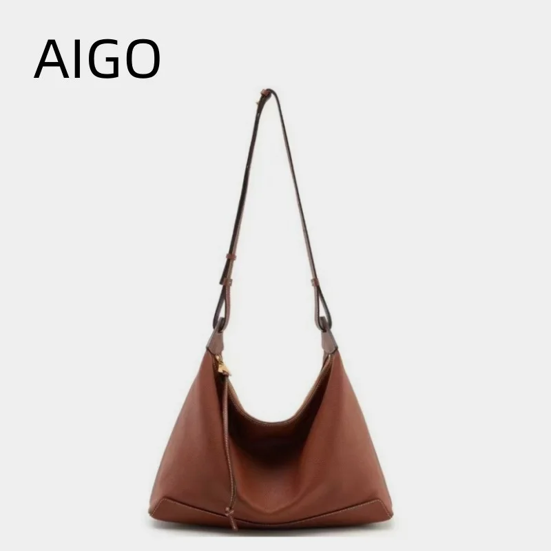 AIGO Luxury Designer Tote Bag Handbag Trend Single Shoulder Bags For Women Simple Large Capacity сумка женская bolsos de mujer