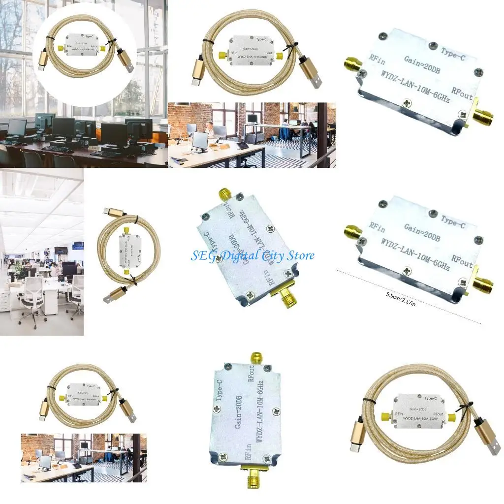 

U75B High Flatness Amplifier 10M-6GHz 20DB RF Drive Low Noise Amplifier