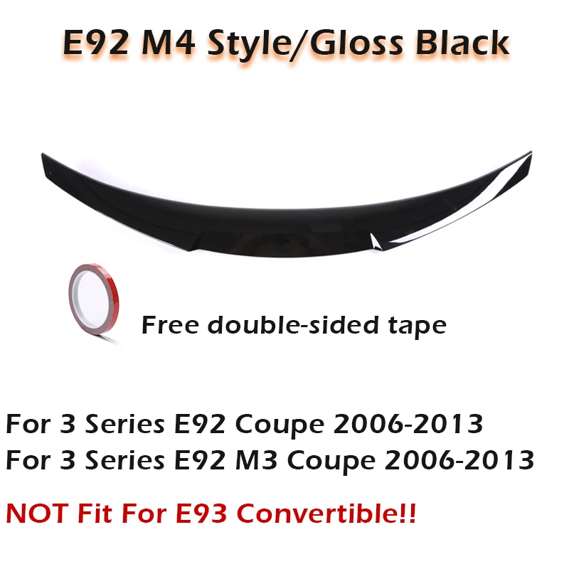 E92 M4 Gloss Black