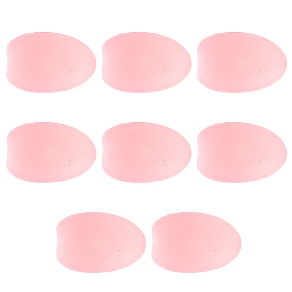 8Pcs Silicone Protective Lip Brush Covers Anti-Lost Waterproof Makeup Brush Storage Caps for Drying and Protection