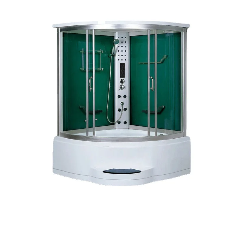 

Toilet Household waterproof bathroom Bathroom Bath Wash integrated integral shower room base mobile