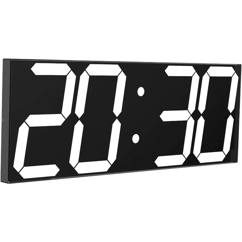 Digital LED Wall Clock, Oversize Wall Clock with 6” Numbers, Remote Control Count up/Countdown Timer Clock