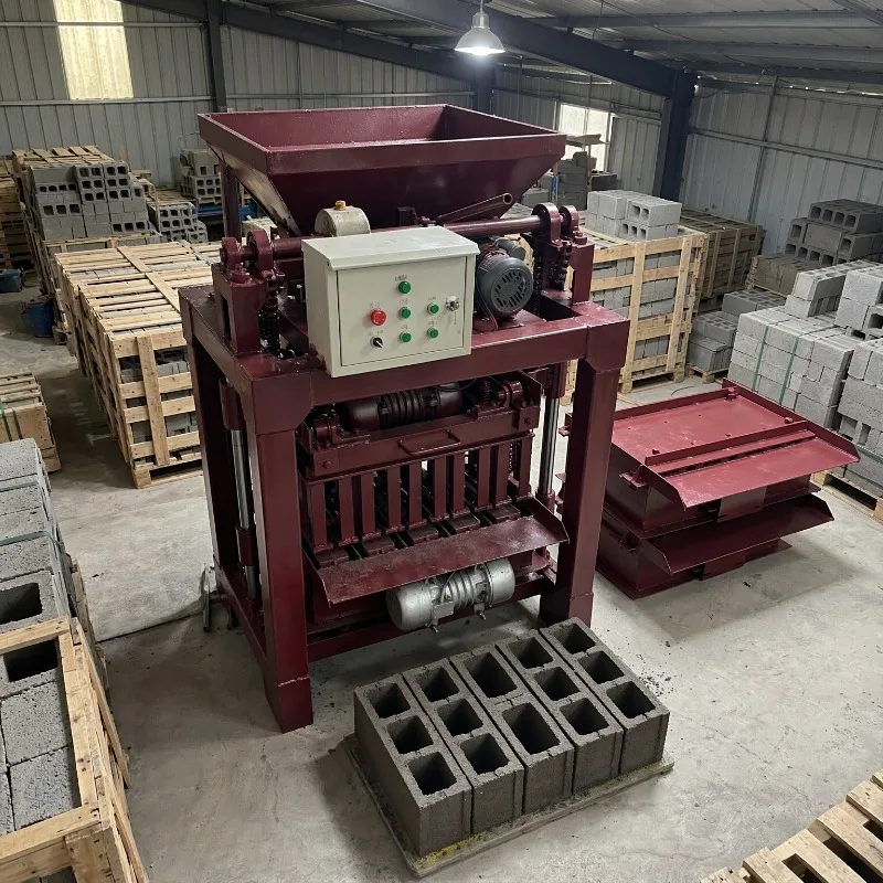 Semi Automatic Cement Block Machine Commercial Grade Energy Saving Equipment for Small Scale Concrete Product Production
