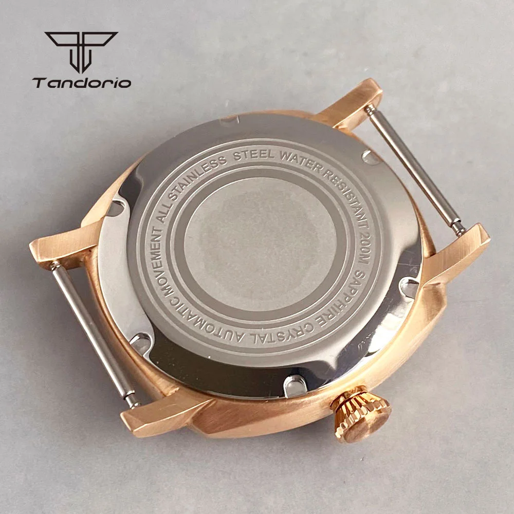 Cusn8 Solid Bronze Square 42mm Automatic Watch Case Sapphire Fit NH35 NH36 NH34 ETA2824 PT5000 Men\'s Wristwatch Mod Accessories