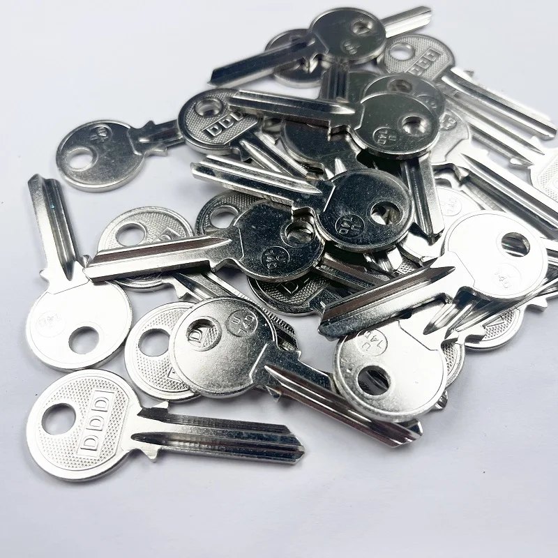 100PCS/LOT U14D Round handle key blanks compatible with Y1 key blanks GULI S slot blank key blanks