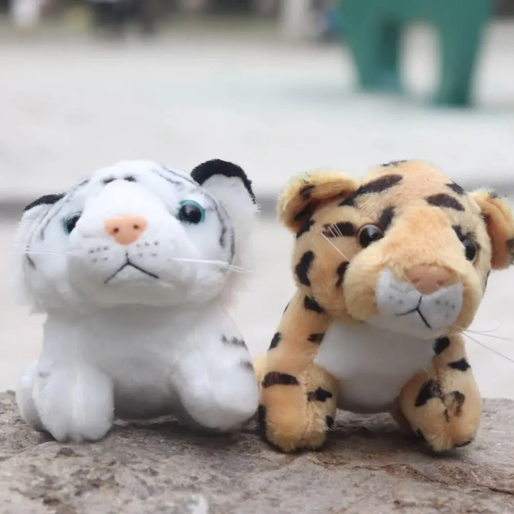 Clip on Cloth Magnetic Shoulder Plush Plush Doll Decorative Standing Shoulder Tiger Cartoon Giraffe Stuffed Animals Doll