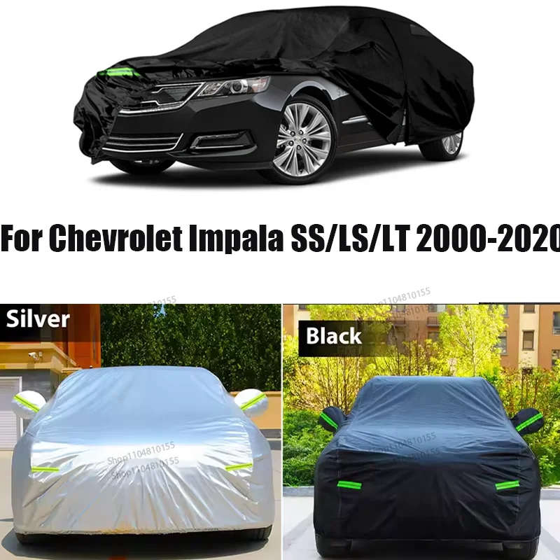 

Outdoor Waterproof Full Car Covers Custom Fit for Chevrolet Impala SS/LS/LT 2000-2020 Windproof Heavy Duty