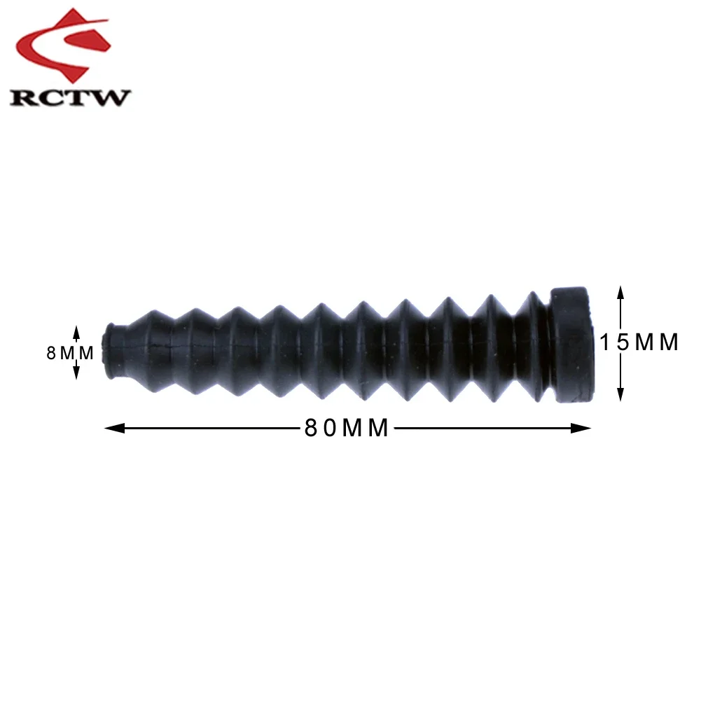 8 MILLIMETRI Manicotto In Gomma di Silicone Ammortizzatore A Forma di Torre Soffietto Smorzamento (4 pz/set) per 1/5 Hpi ROFUN ROVAN KM BAJA 5B 5T 5SC RC AUTO parti