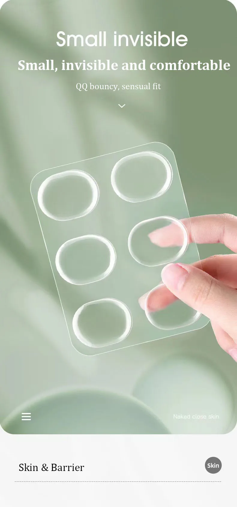 6pcs/set High Quality Silicone Gel Heel Stickers Adhesive Shoe Insole Insert Pad Cushion Foot Care Heel Grips Liner Protector