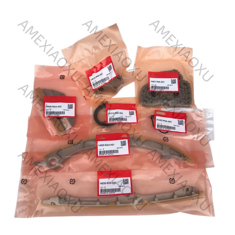 

Ремонтный комплект цепи ГРМ 14401-R40-A01 14510-R40-A01 14530-RZA-A01 14520-RAH-H01 подходит для Honda Accord, Civic, Acura TSX K24A2 2.4L