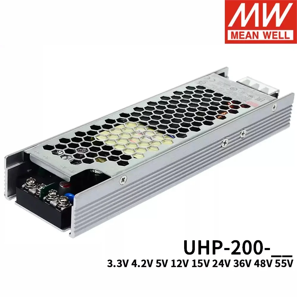 UHP-200-24  MEAN WELL UHP-200 series 200W  Slim Type with PFC Switching Power Supply 24V 8.4A 201W