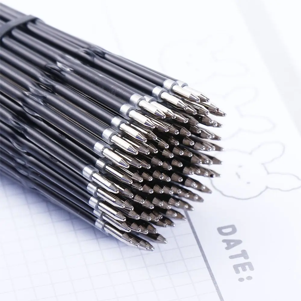 3색 유니버설 학용품 교체용 리필 문구류 사무용 블랙 펜 리필 롤러 펜 필기구 볼펜