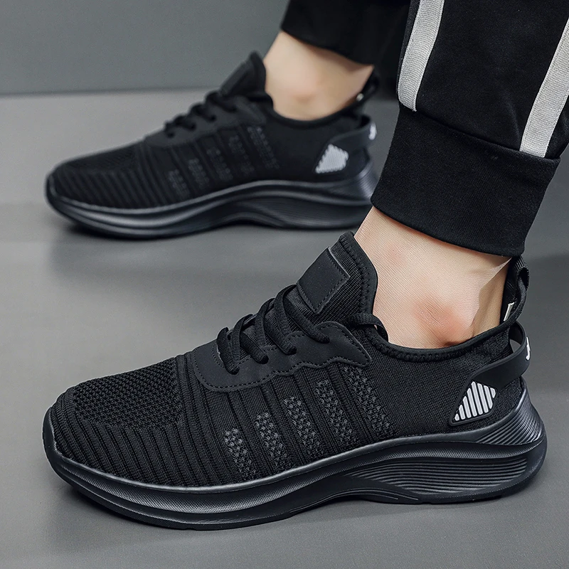 

Men Casual Sneakers Mesh Lightweight Breathable Soft Soled Running Shoes Slip-on Male Flats Loafers Shoe Trainers Zapatos Hombre
