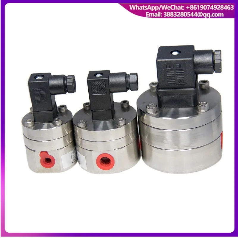 High Viscosity Resolution Frequency Fuel Oil Glue Liquid Spur Round Gear Micro Flow Meter